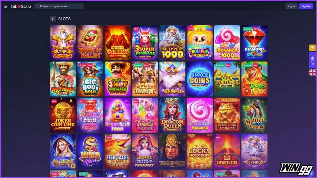 Bitstarz Casino — каталог слотов
